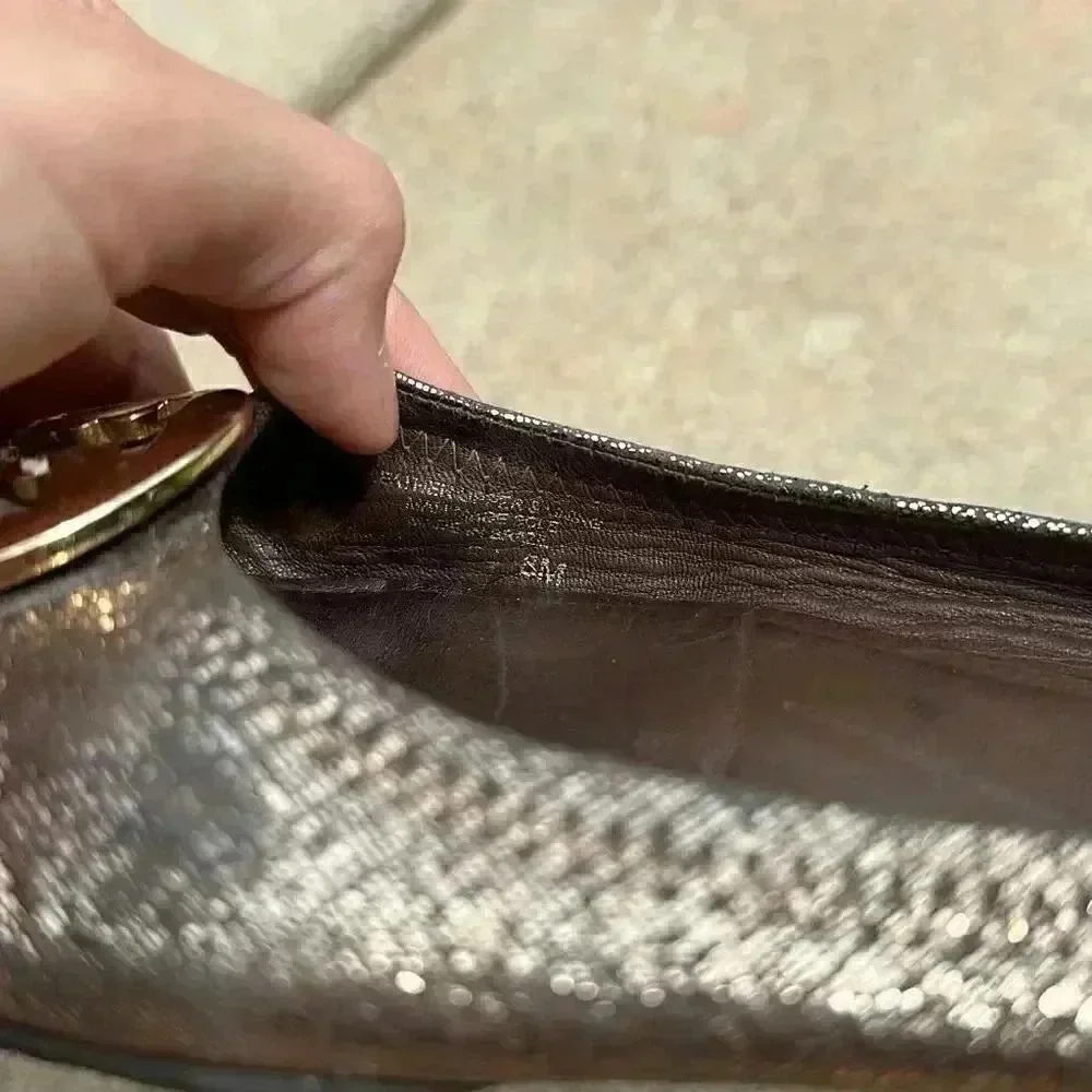 Tory Burch Metallic Flats